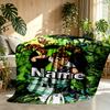 Custom Name Personalized Ben 10 Cartoon Print Blanket, Home Decor, Bedroom, Sofa, Camping, Couch, Gifts for Birthday ChristmasEnthusiasts