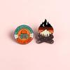 Travel & Camping Fun: 20-Piece Badge & Pin Set with Backpack & Denim Jacket Accessories