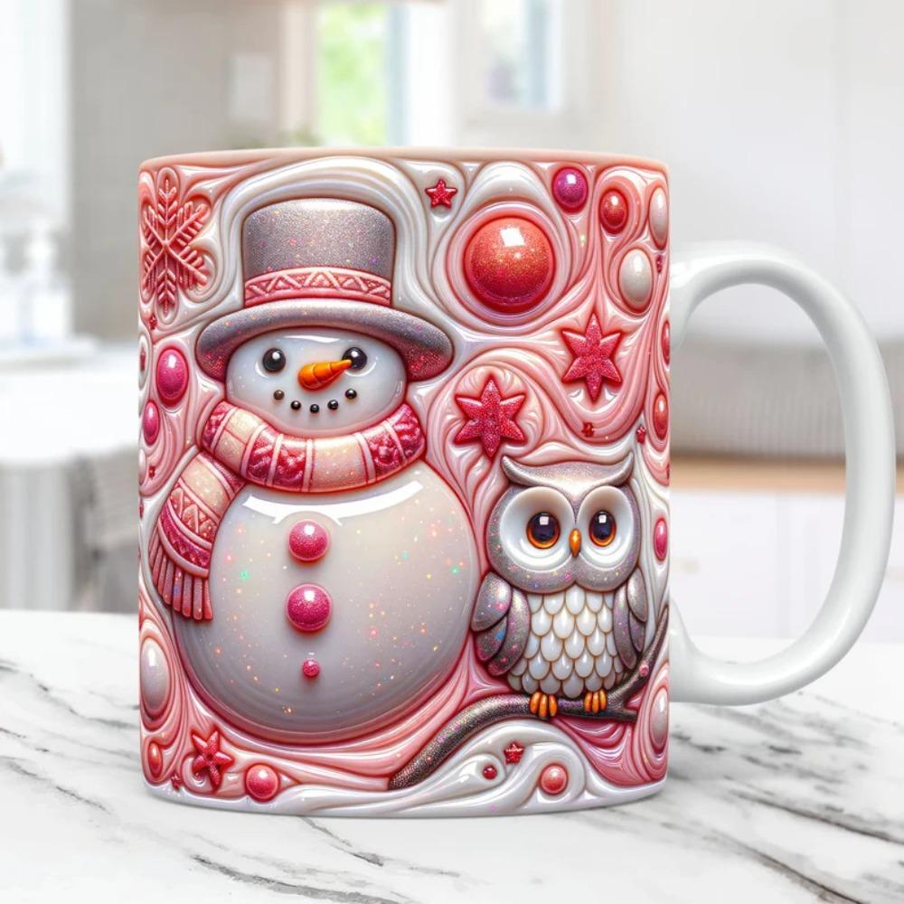 

Ceramic coffee mug Christmas tea cup 301-400ml