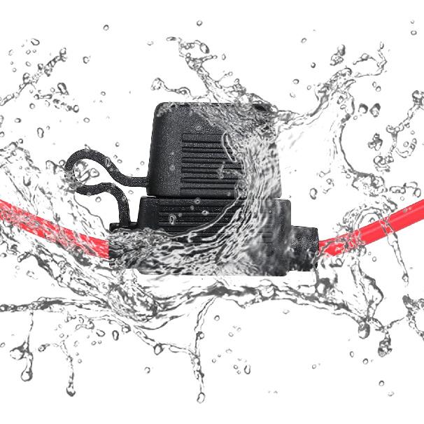 VANTRONIK Waterproof Inline Fuse Holder 6 Pack For Standard ATO ATC Medium Blade Car Fuse, 14 Gauge AWG Wire,10 Inches Long