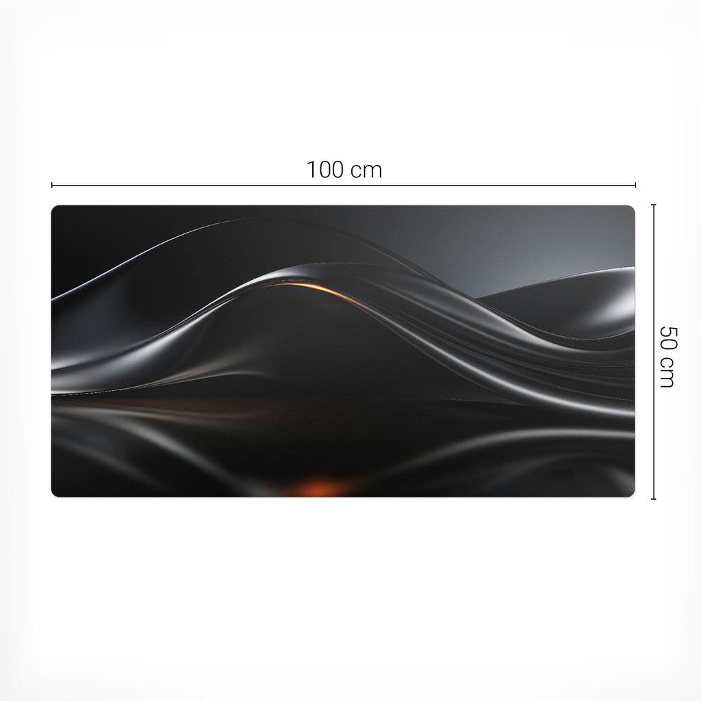 Podkładka Mata Ochronna Biurko Klawiatura Mysz Faliste Refleksje 100X50 Cm