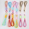 Color-Block Phone Lanyard & Keychain - Universal Short Case Lanyard, Creative Car Key Ring, Loop Pendant.