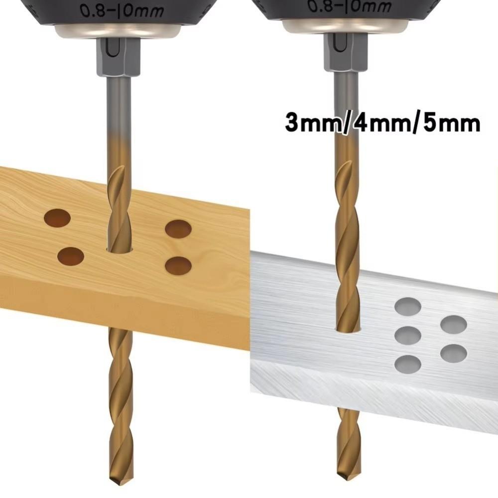 10Pcs/Set Impact Resistant Magnetic Drill Bit Set Magnetic Power Tools Kit Power Tools