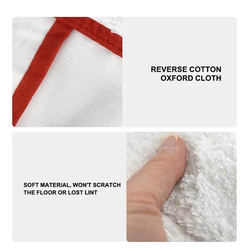 Ersatz-Bodenwischmopp-Pads für Vileda Mikrofaser Flachmopp-Tuchpads, Waschbare & Wiederverwendbare Mopp-Nachfüllpads