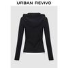 UR Women's Playful Color-block Hooded Long Sleeve Tee