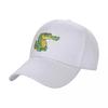 A Cartoon Style Artwork of a Lazy Alligator Baseball Cap Golf Hat  Luxury Brand Fishing Hat Anime Caps Women Unisexs