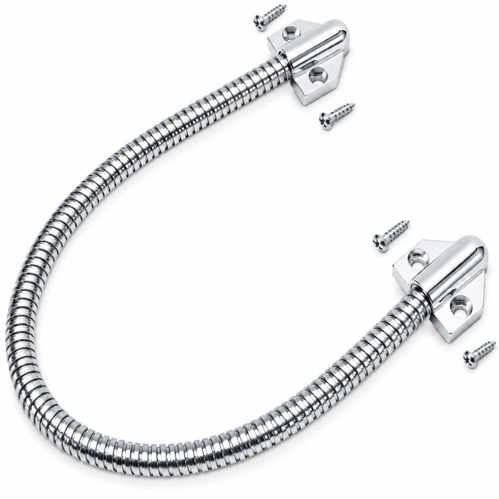 1pcs/3pcs 16 Inch Door Flex Conduit Stainless Steel Door Cable Protector For Home Security Systems