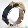 HERMES Medor Quartz Bracelet Watch Watch Clock Wristwatch Leather Black