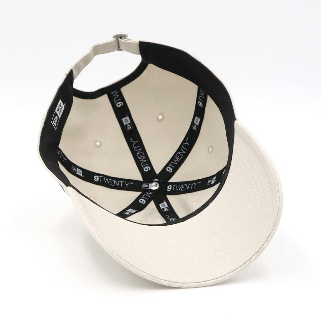 [New Era] Cap Long Visor Plain 9TWENTY Stone ML 920LV BASIC NONWAS STN BLK 25J