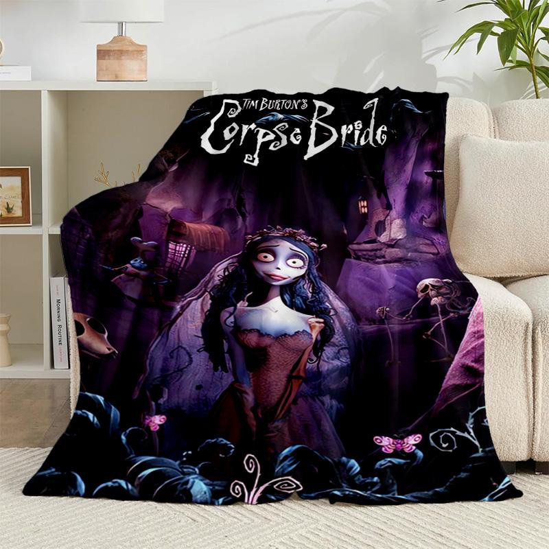 1 Stück Gothic Corpse Beauty In Bloom Flanelldecke Geschenk, Geeignet für Männer und Frauen, Weich, Ideal für Betten und Sofa, Geburtstags- oder Weihnachtsgeschenk