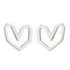 Stainless Steel Geometric Animal Earrings Set: Water Drop, Horseshoe, Heart, Cross, Fish, Snake Designs