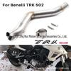 Exhaust Pipe for Benelli TRK502X Motorcycle - Adventure Bike Mid-section Compatible