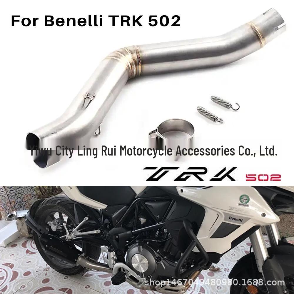Exhaust Pipe for Benelli TRK502X Motorcycle - Adventure Bike Mid-section Compatible