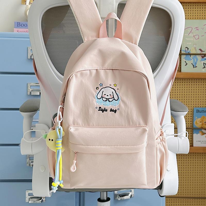 Schoolbag new Korean version junior high school student backpack women's casual simple schoolbag women's fashion large-capacity high-value backpack