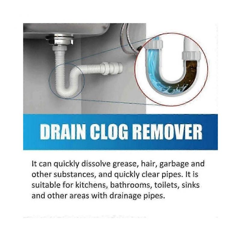 Forte Agente Sbloccante per Tubature, Potente Agente Sbloccante per Cucina e Toilette