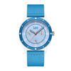 Lee Armbanduhr Quarzwerk Nylonarmband Blaues Zifferblatt Damenuhr F526-LEE