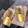 The letters of metal For Samsung A 31 32 A33 A34 35 14 A15 13 A16 25 A26 50 52 53 54 55 56 70 71 72 73 Golden glass phone case