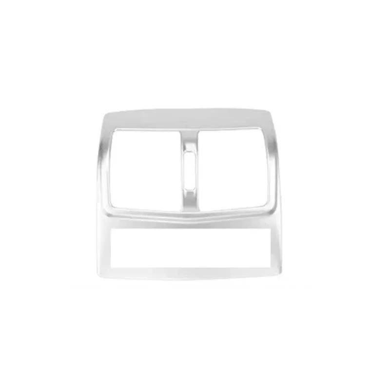 For Mercedes Benz E Class W212 2012-2015 Rear Air Condition Outlet Vent Frame Cover Carbon Texture Trim Interior Car Accessories