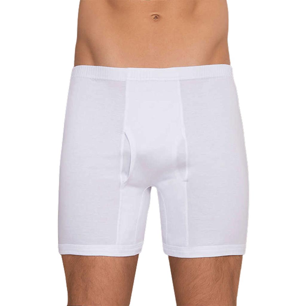 Chiloți clasici din bumbac pentru bărbați din 3 piese Boxer lungi de calitate