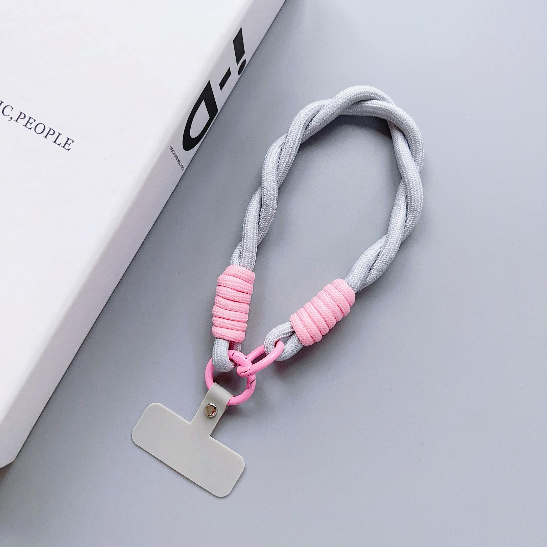 

Mobile Phone Anti-Lost Wrist Lanyard with Clip and Button Pendant