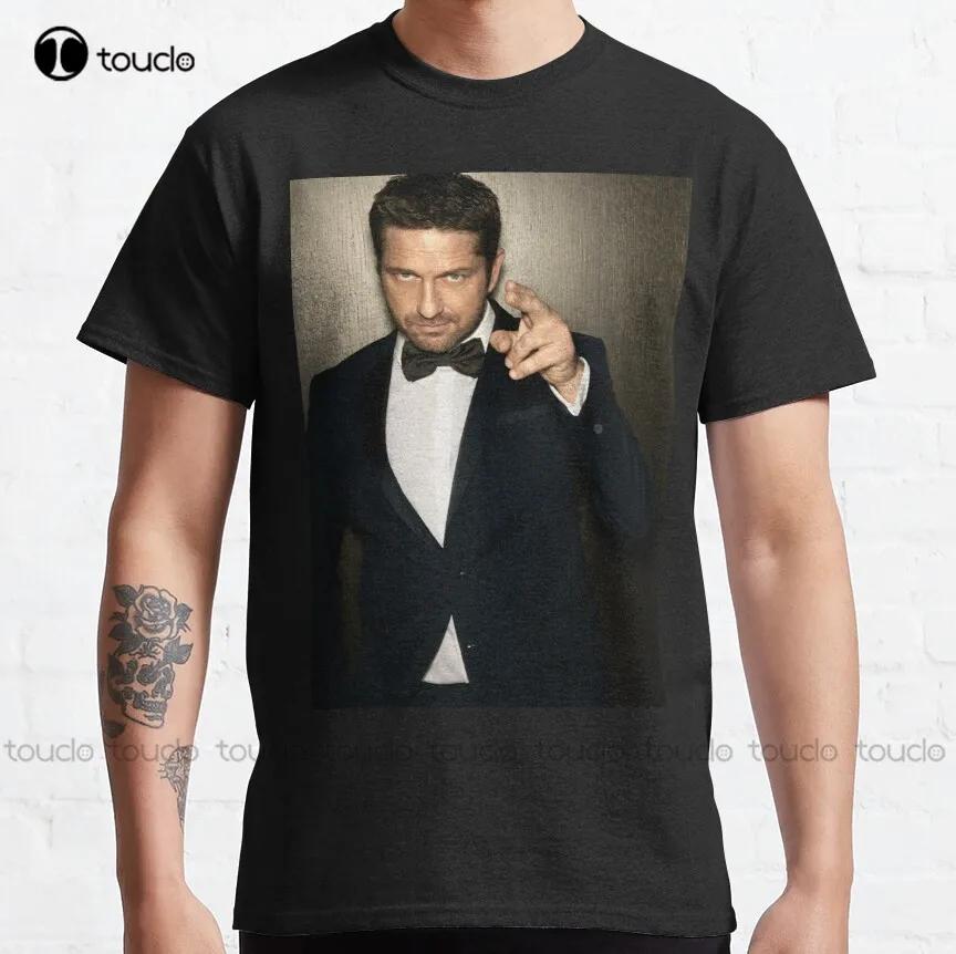 Gerard Butler Classic Tshirt Workshirt Custom Aldult Teen Unisex Digital Printing Xs5xl All Seasons Cotton Tee Shirt