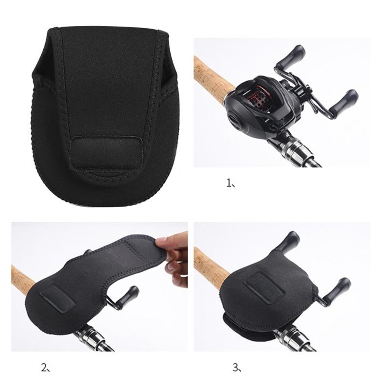 Pocket Fishing Reel Bag Pouches Water proof Protective Case Cover For Spinning Reel Baitcasting Reel Drum Storage Bag
