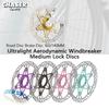 Chaser Bike Ultralight Medium Lock Discs Bicycle Brake Disc Pads Gravel Lightweight Discs 160mm/140MM 83g Without Locking Covers