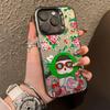 Applicable to 11promax mobile phone case iPhone11 Apple 11 new 1111 all-inclusive xr female Northeast big flower fortune