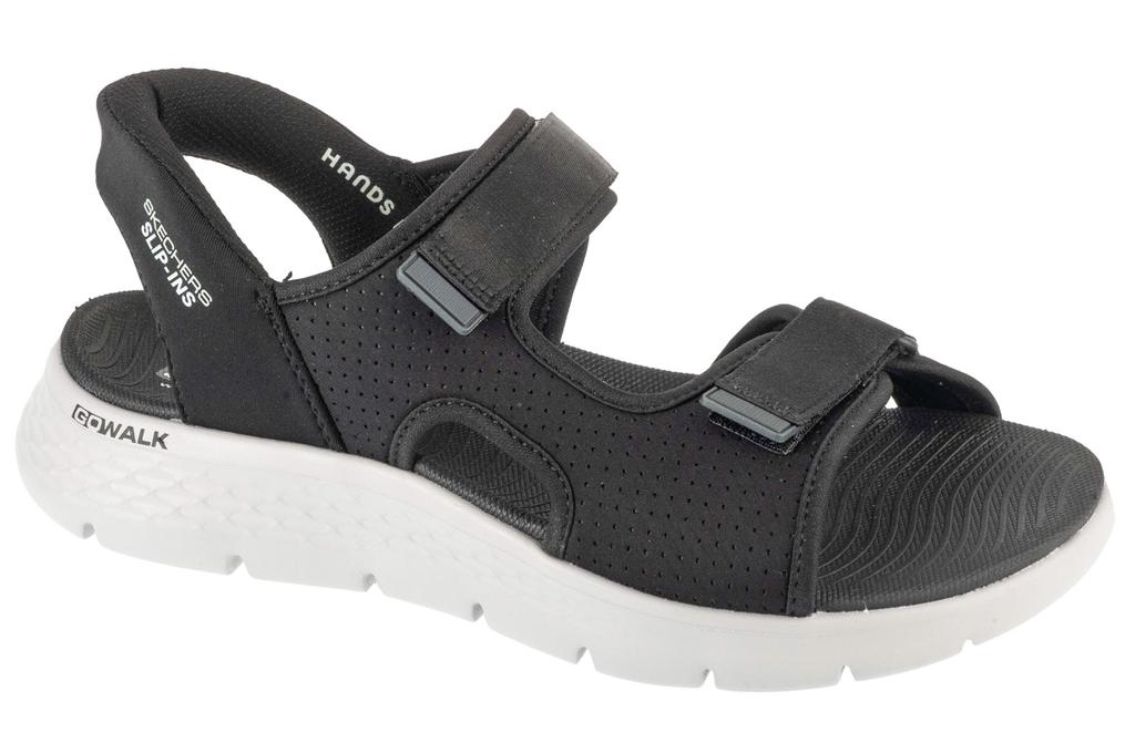 Skechers Slip-Ins: Go Walk Flex Sandal - Easy Entry, Mens black Sandals