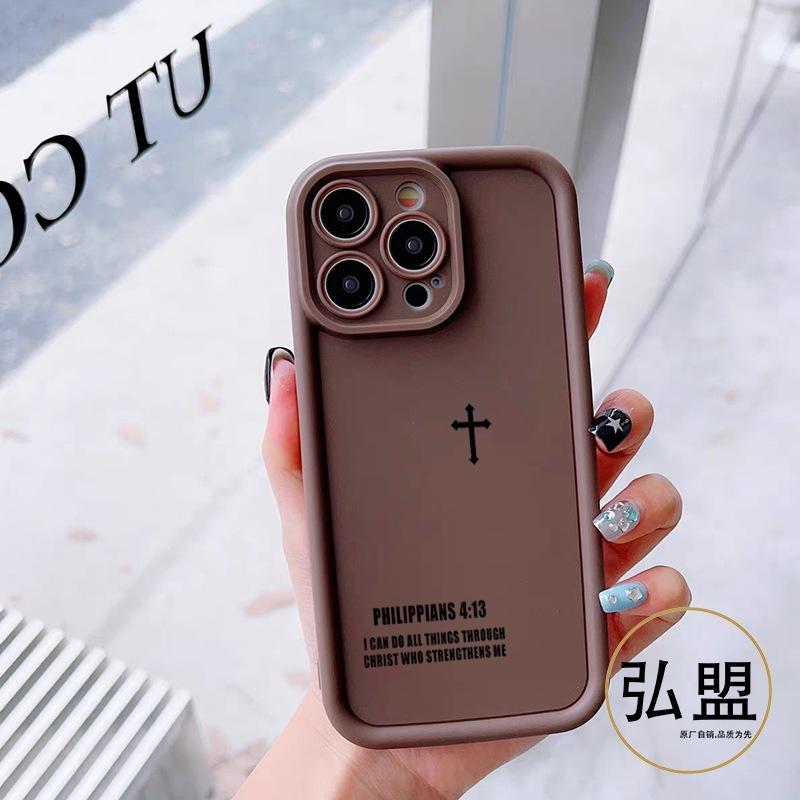Cross for Apple 17PROMAX mobile phone case iphone11/2/3/4/15/xr/xsmax protective case