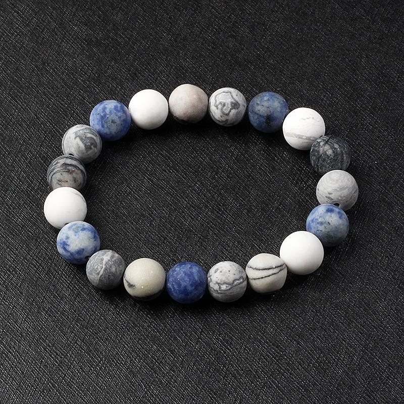 Universe Galaxy Eight Planets Bracelets Solar System Guardian Star Natural Stone Beads Bangles for Women Jewelry Drop Shipping