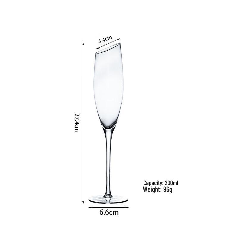Shangqi Crystal Stem Champagne Flutes