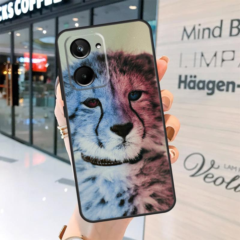 

Cheetah Panther Snow Cheetah Case For Realme 15 Pro 14 13 11 12 Pro Plus GT7 GT6 C55 C51 C53 C35 C33 C61 C65 C67 C71 C75 Realme 12 Pro Plus