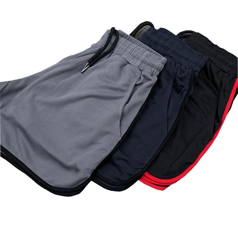 Fitness Men's Sports Shorts Thin Style Mesh Speed Dry Leisure Running Breathable Five Point Pants Medium Pants Men