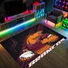 Brisbane Broncos Design Crystal Velvet Carpet Cozy Non?Slip Printed Rug For Bedroom Living Room Entrance