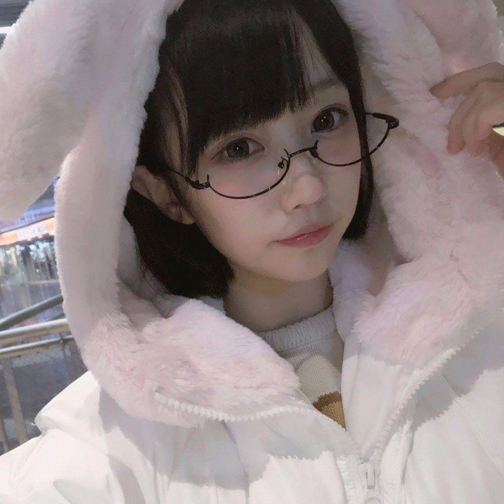 Female Cosplay Spectacle Frames Oval Glasses Frame Half Frames Glasses Frame Photography Decoration