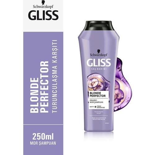 

Gliss Blonde Perfector Шампунь против апельсиново-фиолетового цвета 250 мл