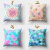 Creative Home Office Pillowcase Geometric Pattern Polyester Pillowcase