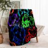 Game Controller Theme Printed Blanket - Perfect for Couch, Bed, Travel & Outdoor Use | Machine Washable, Cozy & Durable.