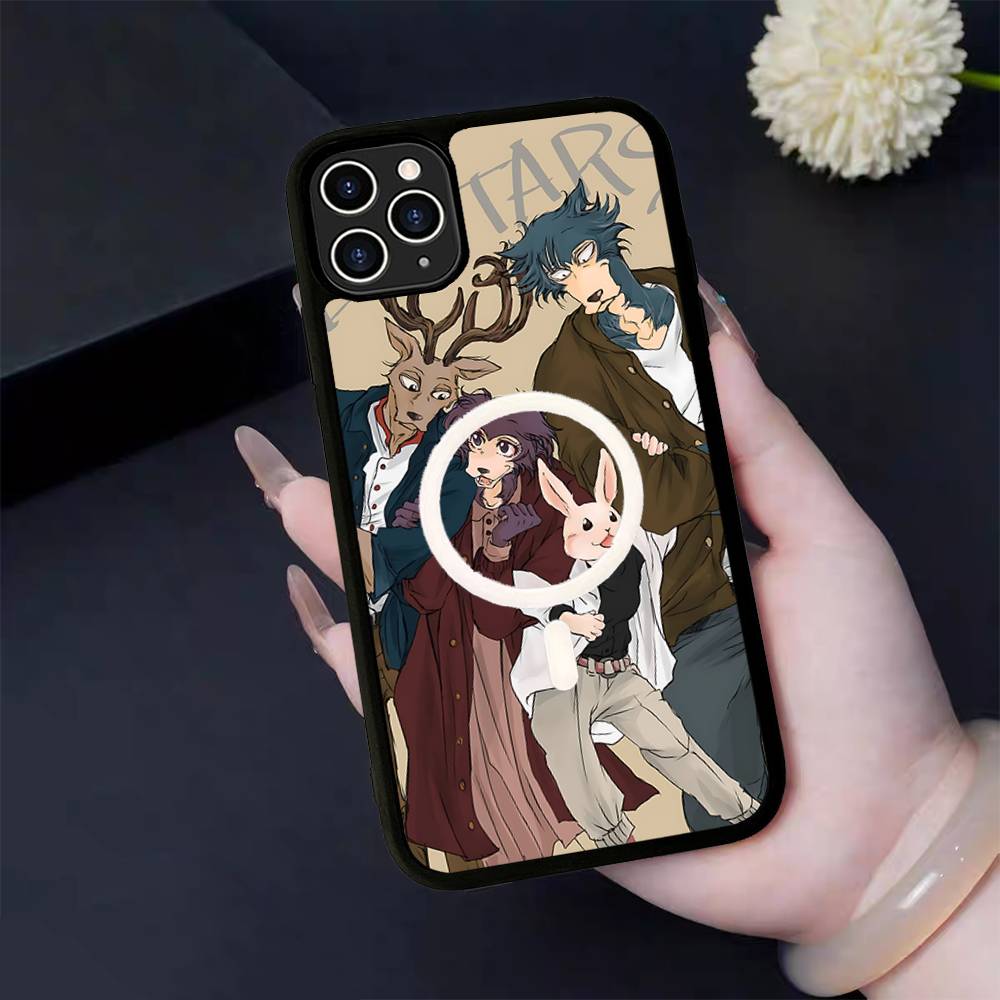 Classic Japanese Anime B-Beastars Phone Case For IPhone 13 14 15 11 12 16 17 Pro Max Plus For Magsafe Magnetic Shell