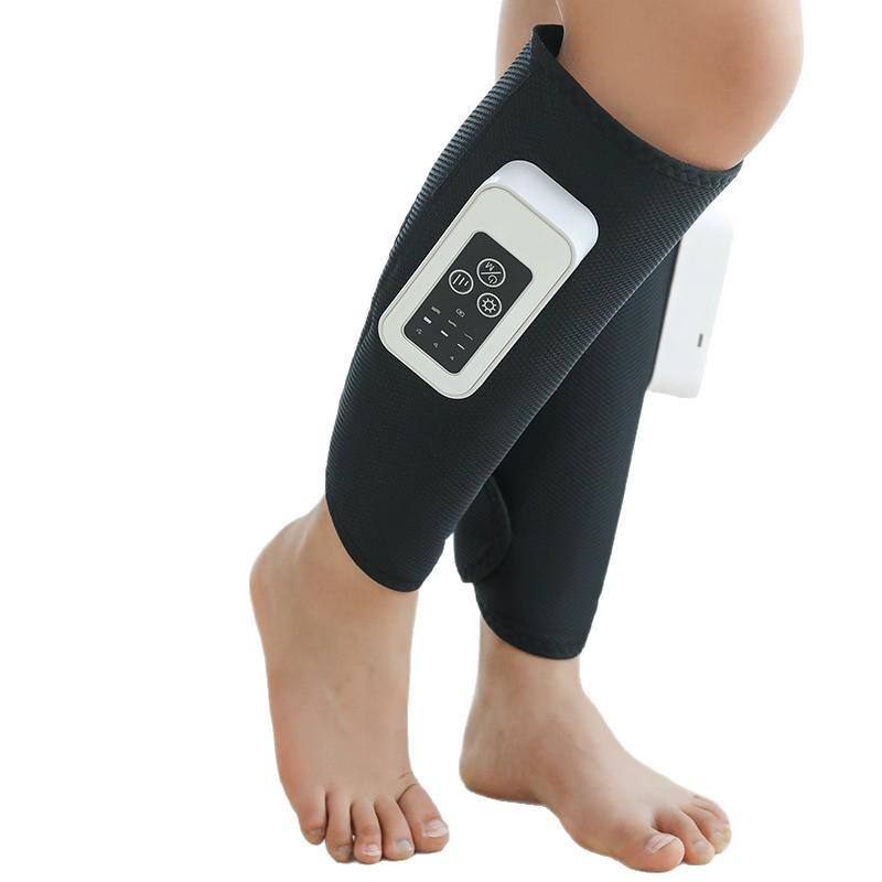 Korean Electric Leg Massager: Multi-functional Air Wave, Hot Compress & Calf Slimming Device.