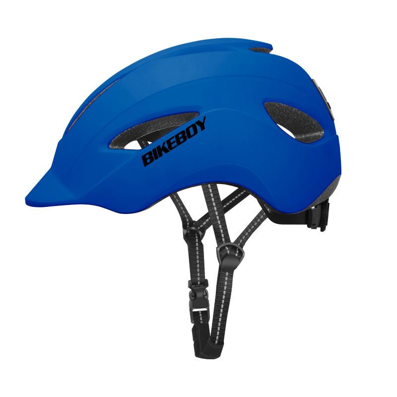 Cycling helmet with tail light USB charging waterproof mountain road roller skating outdoor cycling hard hat casual helmet