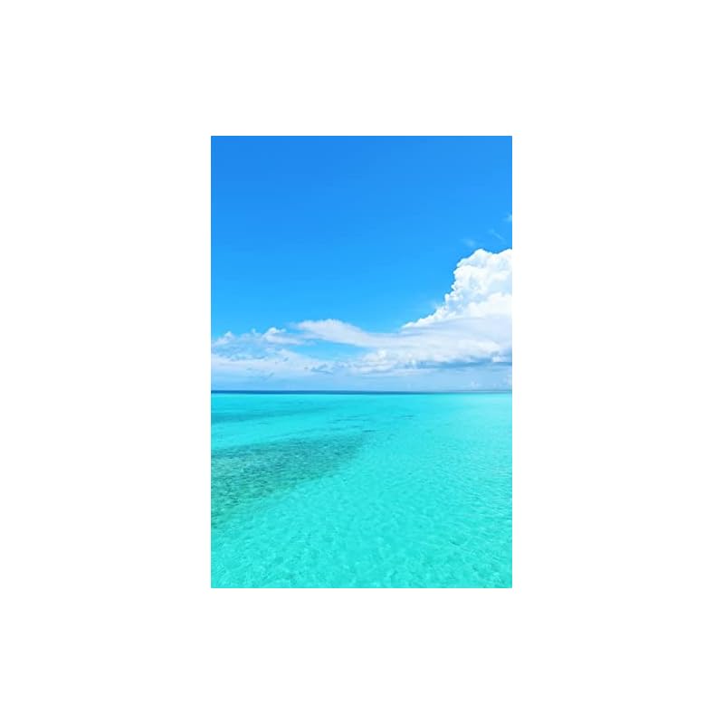 

[Japanese landscape postcard AIR] Okinawa Prefecture Postcard postcard of blue sky and blue sea Photography/YOSHIO IWASAWA