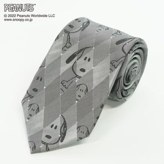 PEANUTS (Snoopy Tie) PEANUTS Tie PN916761 Gray