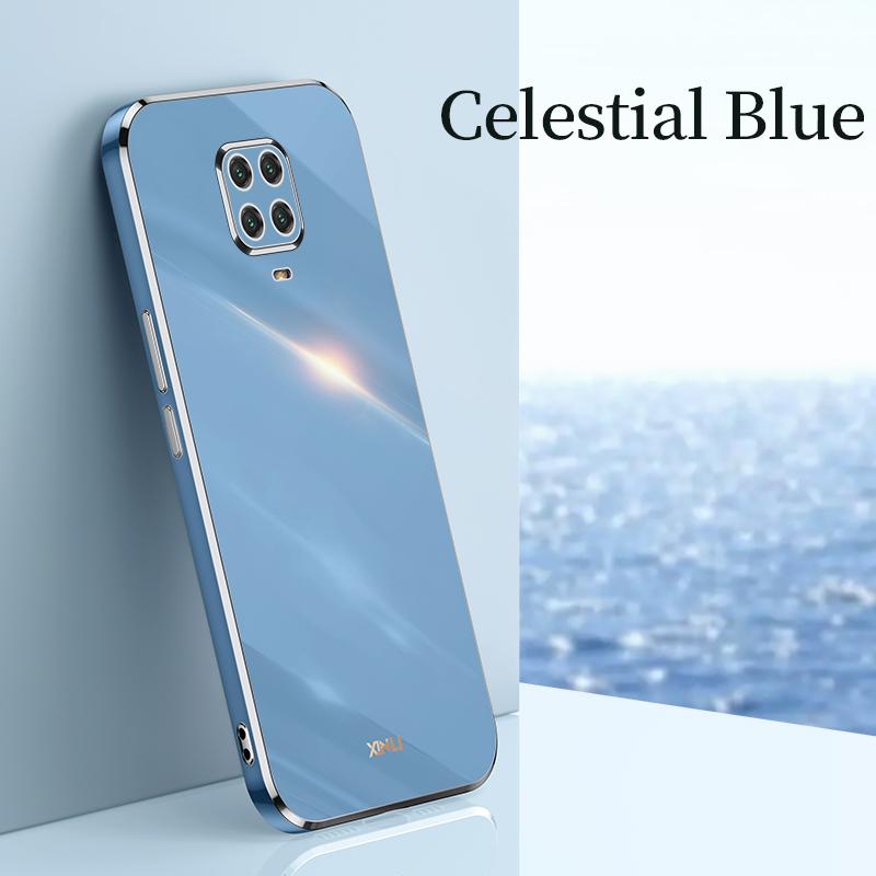Plating Square Finger Ring Holder Phone Case On For Xiaomi Redmi Note 9 Pro Max Note9 S 9s 9pro Luxury Soft Silicone Stand Cover