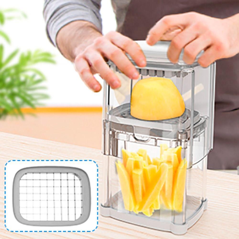 Manual French Fries Cutter Hand Press Fruit Slicer Household Vegetable Dicer  Cooking