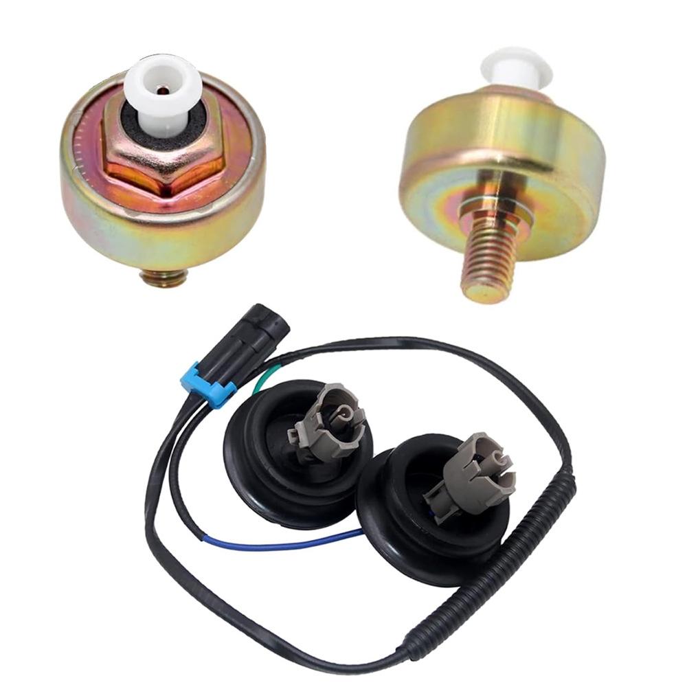 Knock Sensor & Wiring Harness with Intake Manifold Gasket for Cadillac & Chevrolet