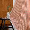 Japanese Style Linen Cotton Semi Blackout Curtains Short Curtain For Living Room Bedroom Kitchen Door Partition