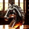 Bottiglia di Vetro a Forma di Testa di Cavallo Decorativa per Whisky Decanter Animale Contenitore per Alcolici Accessori Divertenti da Bevuta