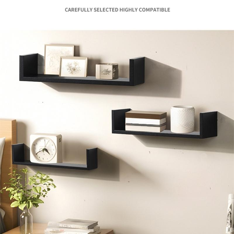 Pack of 3 Wooden Shelves Perfect as Unique Gift for Displaying Photos Plant and Books
